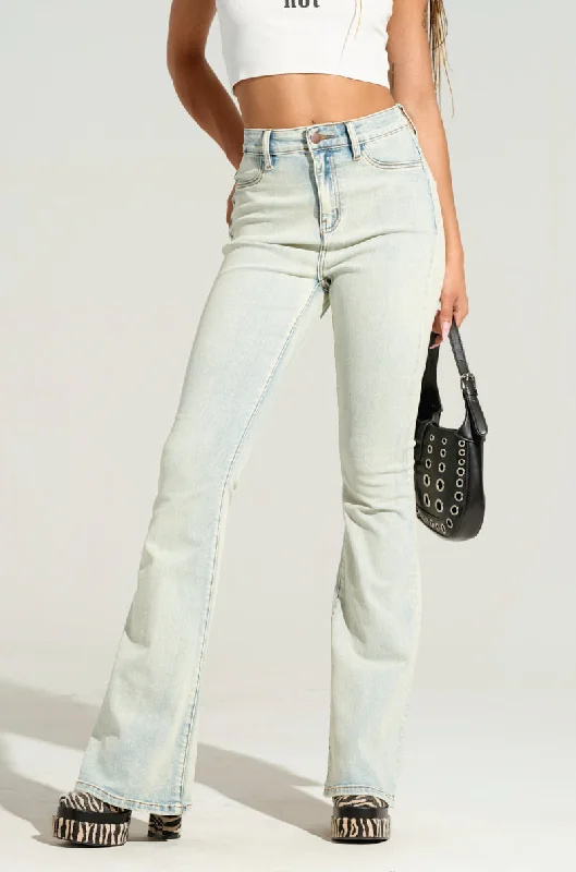 KEEP WISHING DENIM PANT Comfortable Women's Clothes