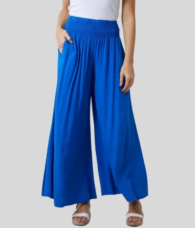 Blue Culotte Trousers Sale On Sale