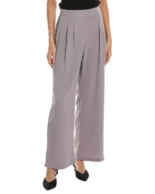 Colette Rose Pleated Trouser Women's Plus-Size Clothes