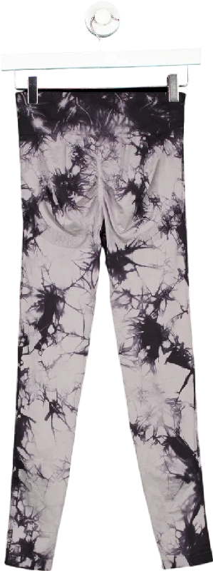 Unbranded Black Tie-Dye Leggings UK S Women's Clothing Sale Online