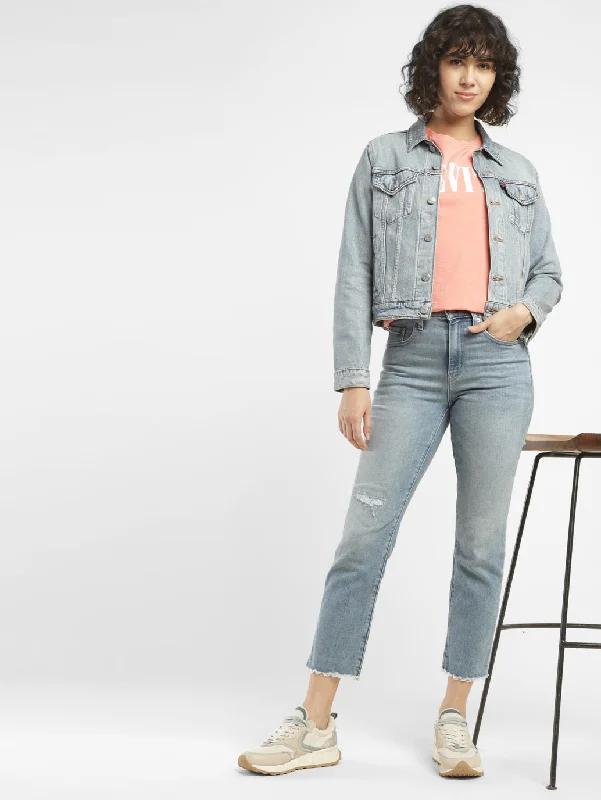 Women's High Rise 724 Straight Fit Jeans Affordable Women's Outfit