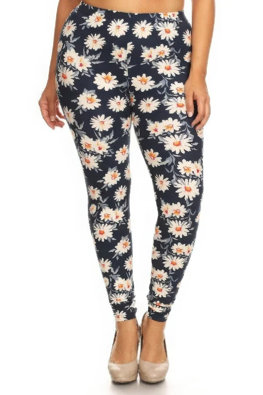 Plus Size Buttery Soft Print Leggings Outlet Clothing