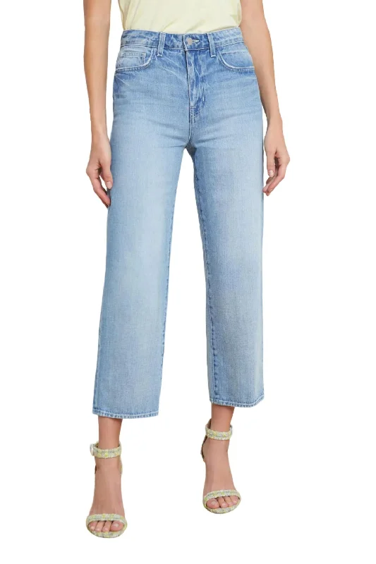 June Cropped Stovepipe Jeans In Palisade Women's Work Outfit