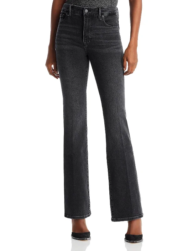 Womens High Rise Denim Bootcut Jeans Women's Vacation Outfit