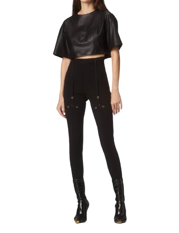 Harness High-Waist Leggings In Black Best Clearance Sales Right Now