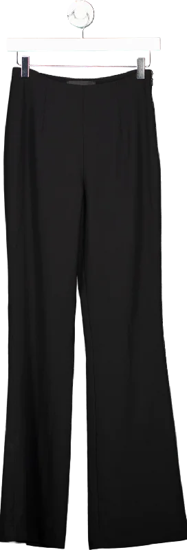 NovaLuxe Black Robin High Waist Trousers UK S Boutique Dress Online