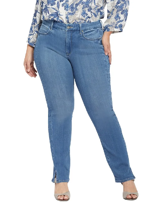 NYDJ Plus Marilyn Straight Jean Women's Clothing For Work