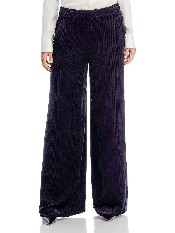 Womens High Rise Corduroy Wide Leg Pants Fashion-forward Women's Wear