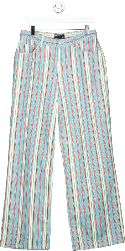 ASOS Multicolour Striped Trousers UK 12 Women's Outfit