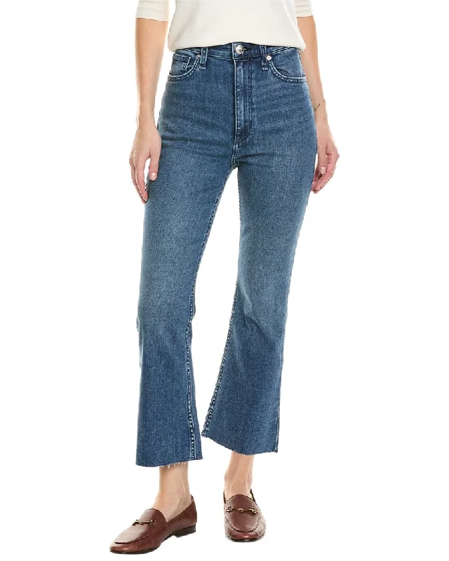 rag & bone Casey Rebecca High-Rise Flare Jean Chic Women's Outfit