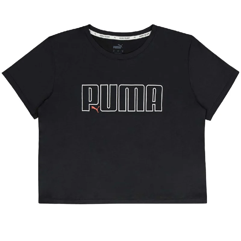 Puma - Women's Iconic Cropped Short Sleeve T-Shirt (522547 01) Women's Vacation Garments