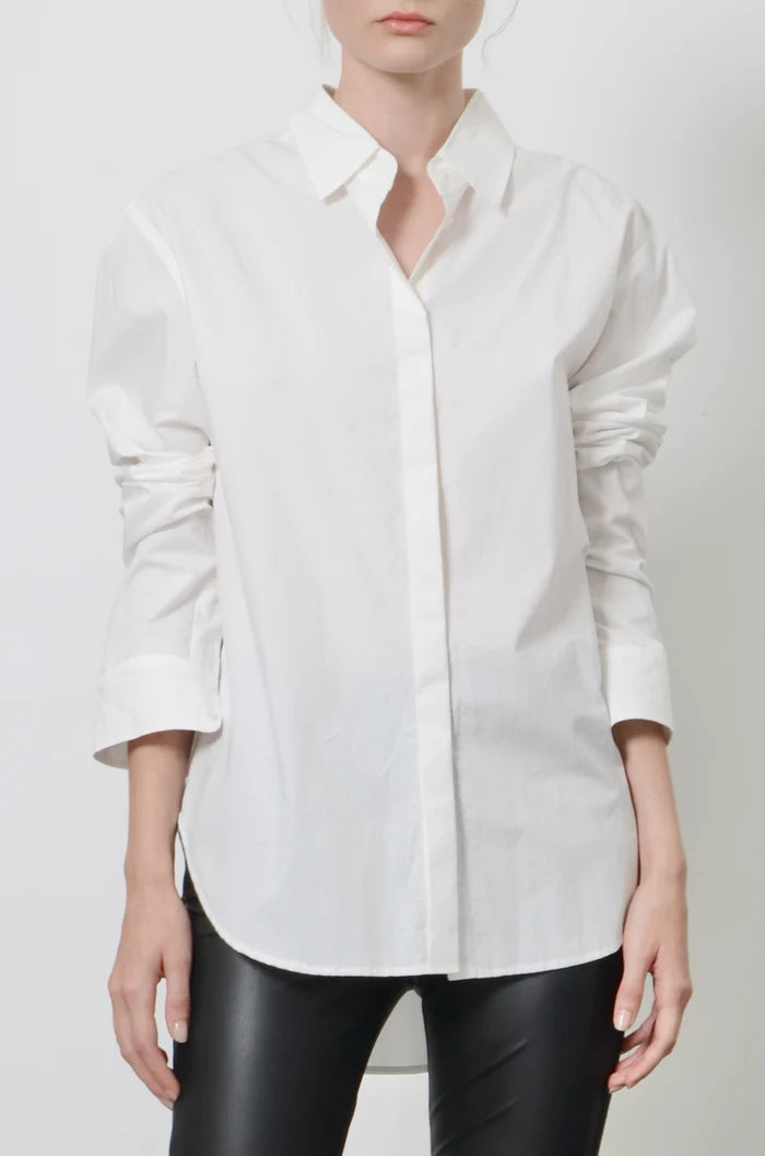 Tavia Shirt - White Online Clothing Boutiques