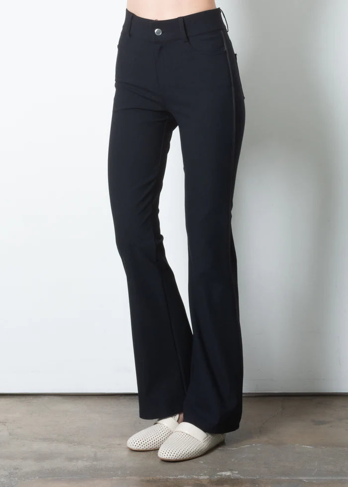 Timothy Tech Stretch Jean Flare Pant - Black Women's Clothing