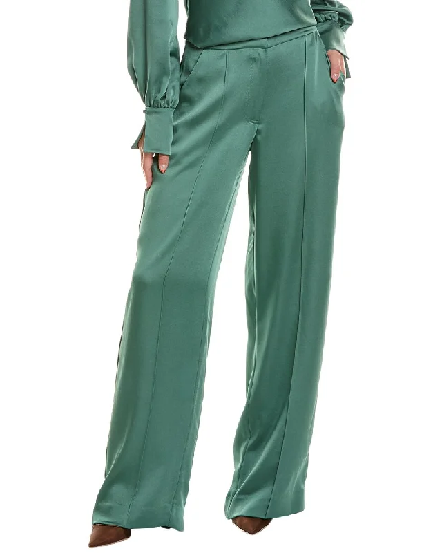 SIMKHAI Kyra Wide Leg Pant Relaxed Fit Women's Fashion