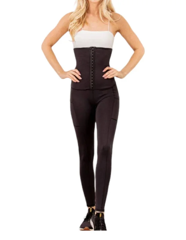 Waist Training Magic Leggings In Black Women's Trendy Outfits