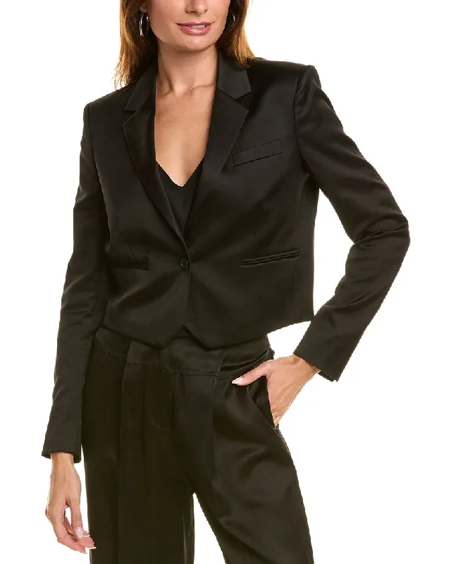 The Kooples Cropped Blazer Stylish Women's Clothes for Work and Play