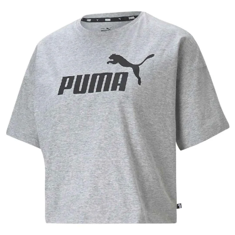 Puma - Women's Essentials Cropped Logo T-Shirt (586866 04) Women's Elegant Clothing Sets