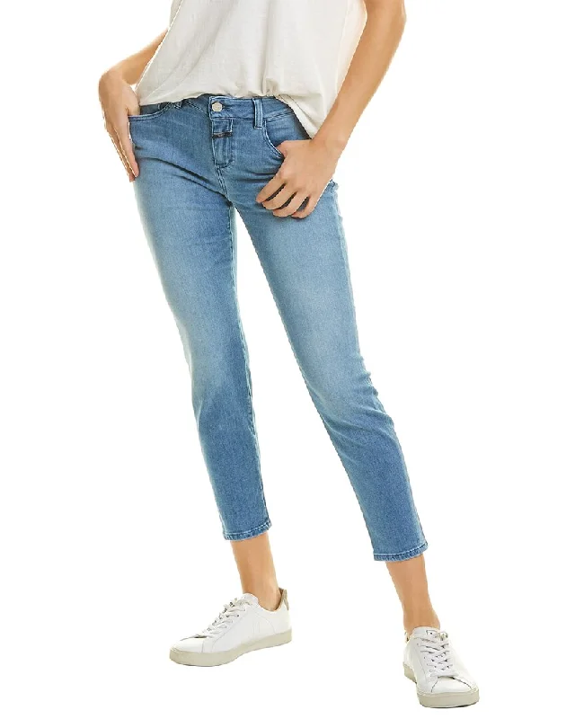 CLOSED Baker Medium Blue Skinny Leg Jean Women's Stylish Casual Garments