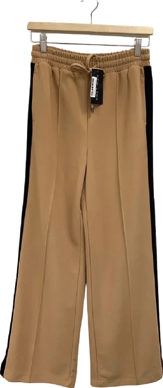 New Look Brown Wide Leg Trousers UK 6 Women's Transitional Garments