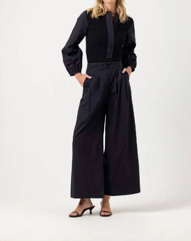 Lisa Pants In Black Women's Evening Clothing