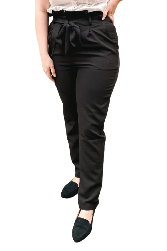 Jacqueline Pant In Black Vintage Clothing For Women