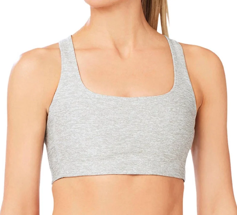 Define Low Impact Sports Bra In Grey Women's Work Outfit