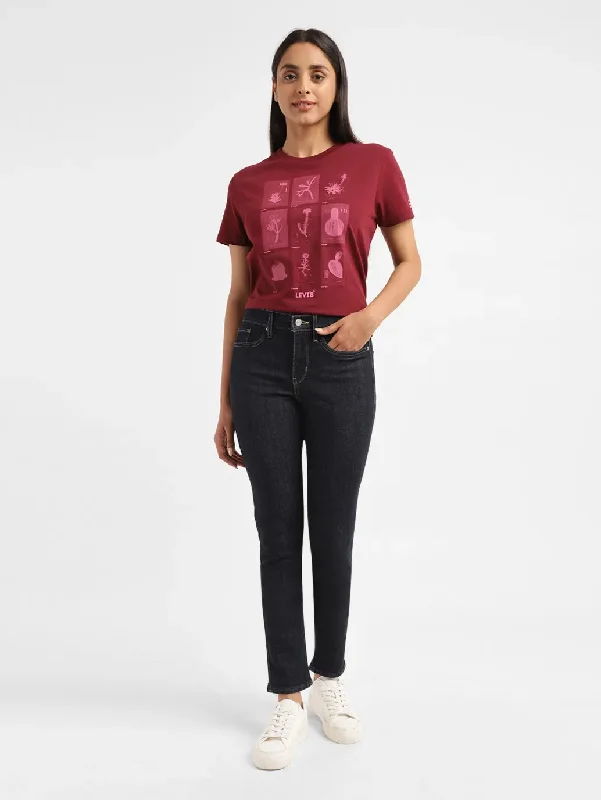 Women's High Rise 724 Straight Fit Jeans Elegant Women's Clothing Online