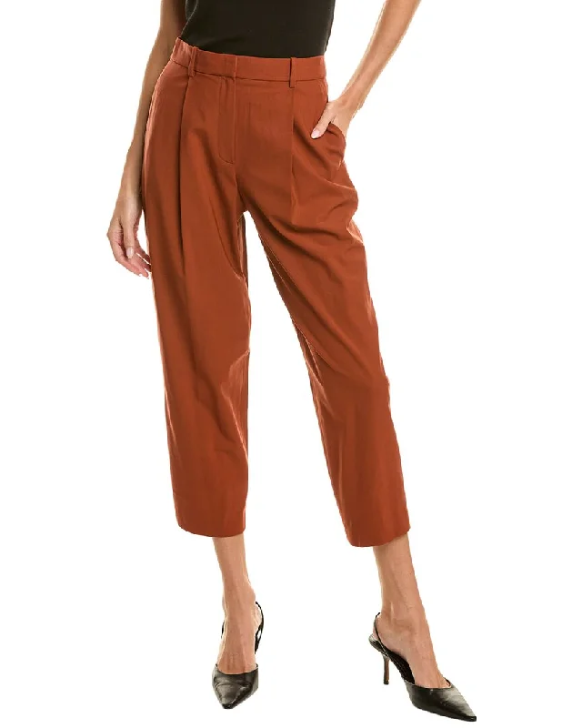 Theory Carrot Wool-Blend Trouser Outfits For Women