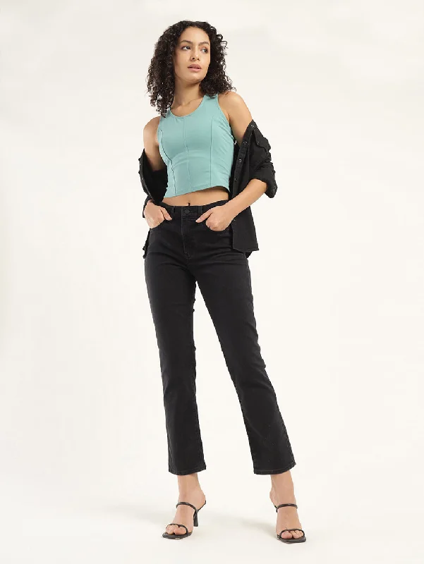 Women's High Rise 724 Slim Straight Fit Jeans Casual Women's Clothing